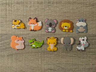 Imanes de animales para nevera infantil