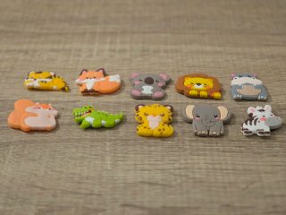 Imanes de animales para nevera infantil