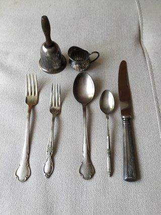 Cubiertos de alpaca y accesorios