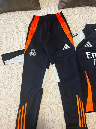 Conjunto Adidas Real Madrid Negro Naranja