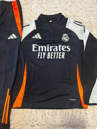 Conjunto Adidas Real Madrid Negro Naranja