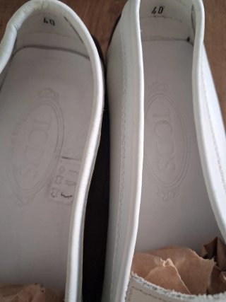 Mocasines Tod's Blancos Talla 40