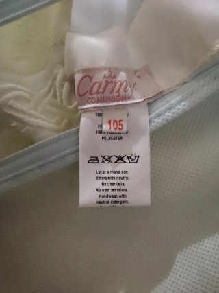 Vestido de Comunión Blanco Niña