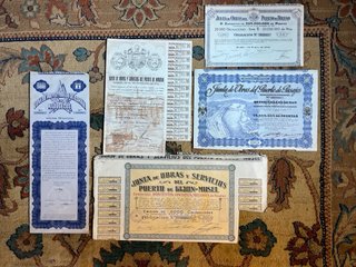 Lote de Acciones y Títulos Históricos
