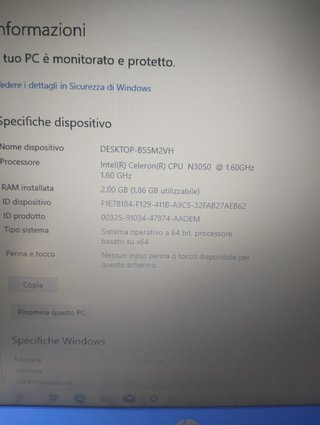 HP Stream 13 Blu - Come Nuovo