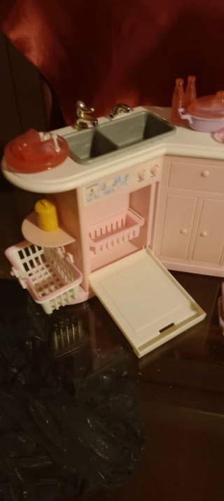 Lote Cocina Barbie Años 90
