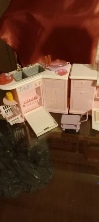 Lote Cocina Barbie Años 90