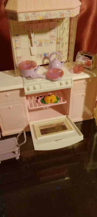 Lote Cocina Barbie Años 90