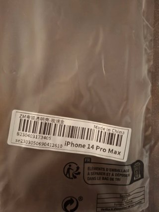 Custodia iPhone 14 Pro Max Rosa Trasparente