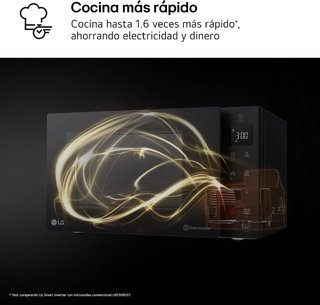 LG MH6535GIS - Microondas con Grill NeoChef, Capacidad 25 L, 1000 W
