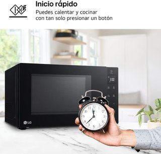 LG MH6535GIS - Microondas con Grill NeoChef, Capacidad 25 L, 1000 W