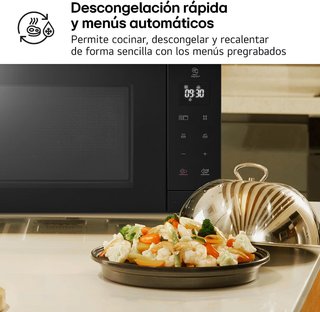 LG MH6535GIS - Microondas con Grill NeoChef, Capacidad 25 L, 1000 W