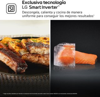LG MH6535GIS - Microondas con Grill NeoChef, Capacidad 25 L, 1000 W