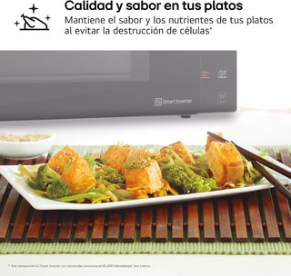 LG MH6535GIS - Microondas con Grill NeoChef, Capacidad 25 L, 1000 W