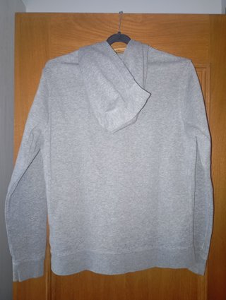 Sudadera Nike con cremallera gris talla 165