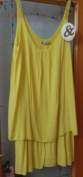 Vestido amarillo tirantes T/L