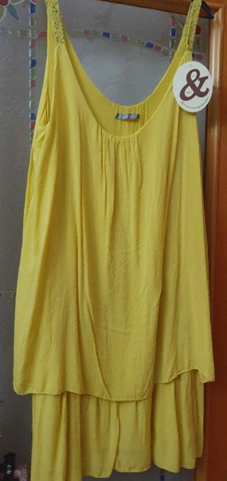 Vestido amarillo tirantes T/L