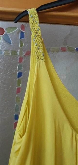Vestido amarillo tirantes T/L