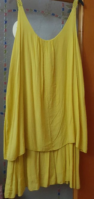Vestido amarillo tirantes T/L