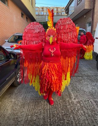 Costume di Fenice per Carnevale - Taglia Unica