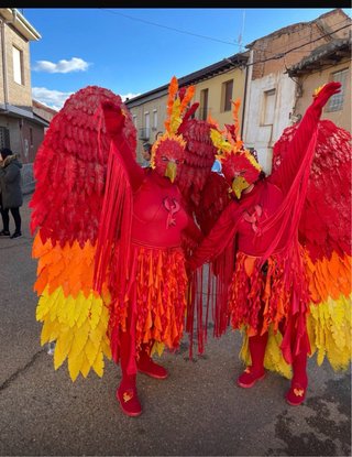 Costume di Fenice per Carnevale - Taglia Unica