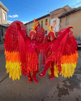 Costume di Fenice per Carnevale - Taglia Unica