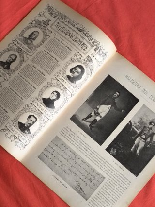 LOTE 7 REVISTAS ANTIGUAS BLANCO Y NEGRO AÑO 1897