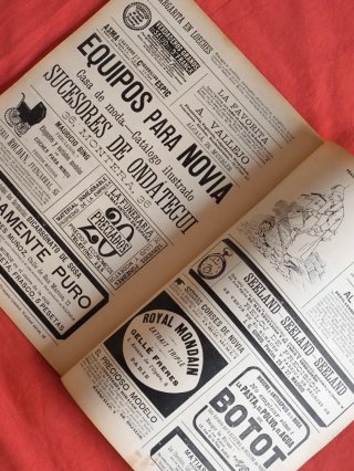 LOTE 7 REVISTAS ANTIGUAS BLANCO Y NEGRO AÑO 1897