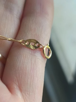 Pulsera Bebé Placa Oro 18klt
