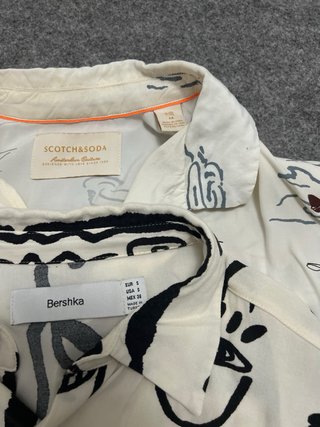 Lote 2 Camisas Manga Corta: Scotch & Soda y Bershk