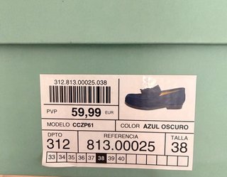Zapatos formales de niño Talla 38 + pajarita