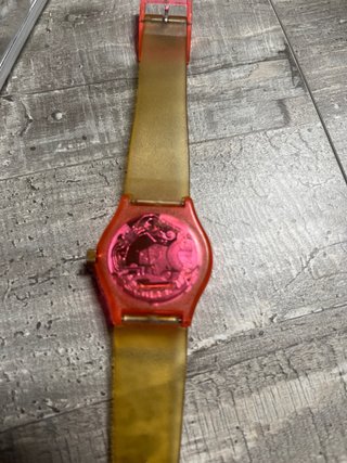 Orologio Swatch trasparente