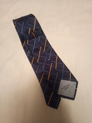 Corbata Soloio azul y amarilla cuadros