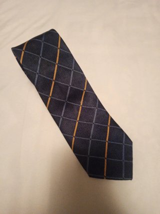 Corbata Soloio azul y amarilla cuadros