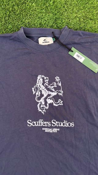Camiseta Scuffers Azul Manga corta