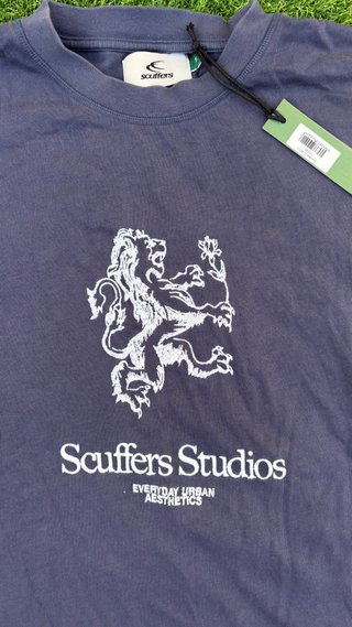 Camiseta Scuffers Azul Manga corta