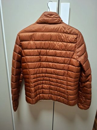 Anorak corto marrón/naranja