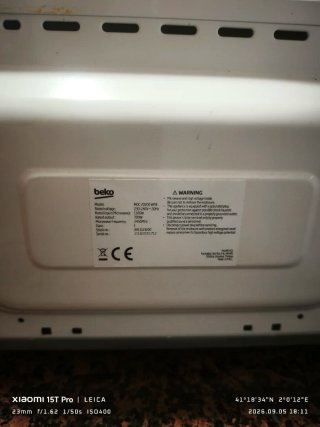 Microondas Beko MOC20100WFB Blanco