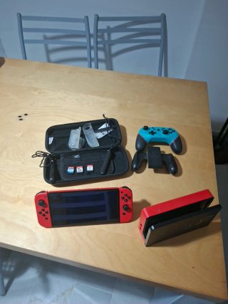 Nintendo Switch OLED Edición Mario Bross Roja