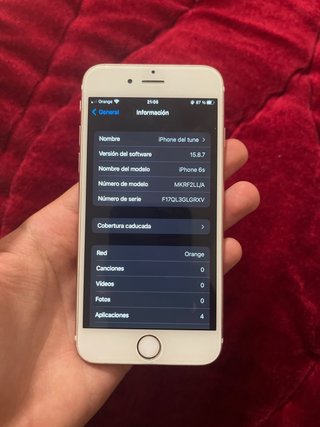 iPhone 6S Gold/Blanco