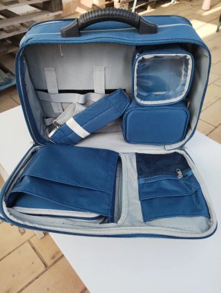 Maletín sanitario Elite Bags azul y gris