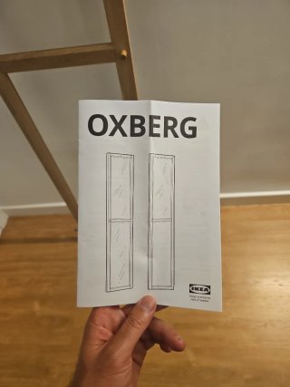 Puerta Ikea Oxberg con Cristal Nueva