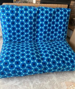 Sofá Cama Hinchable Azul Ikea