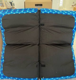 Sofá Cama Hinchable Azul Ikea