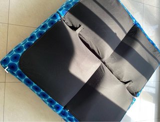 Sofá Cama Hinchable Azul Ikea