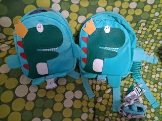 Mochila antiperdida con pulsera infantil