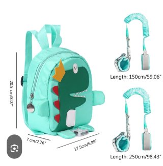Mochila antiperdida con pulsera infantil