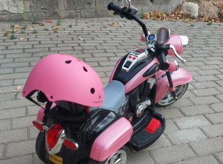 Moto Eléctrica Trike Niña Rosa