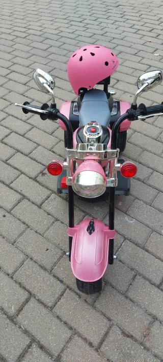 Moto Eléctrica Trike Niña Rosa