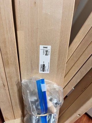 Caballetes de madera Ikea (2 unidades)